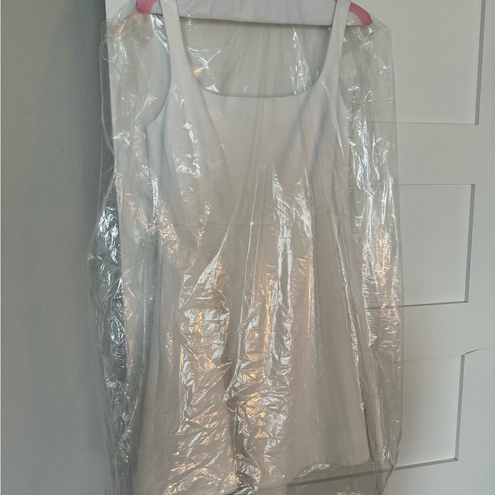 Theory Fit and Flare Dress, size ten. Worn once for engagement photos